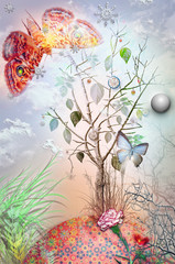 Wall Mural - Garden of eden series