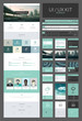 © PureSolution - One page website design template, ux/ui kit for website design