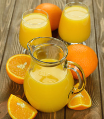 Wall Mural - Fresh orange juice