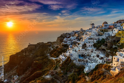 Naklejka na szybę Santorini,Greece