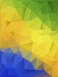 ブラジル 背景 Geometric background in Brazil flag