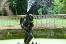 The Fountain In The Garden Of The Castle In Monteresor