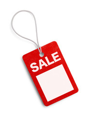 Small Red Sale Tag