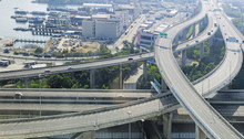 City Overpass In HongKong,Asia China
