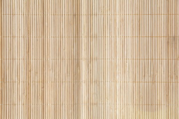 Wall Mural - Bamboo brown straw mat as abstract texture