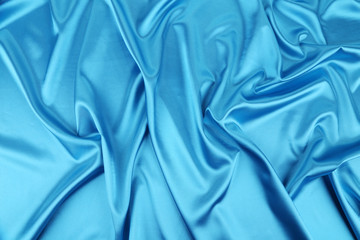 Blue silk background.