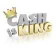 © iQoncept - Cash is King Shopping Money Vs Credit Buy Power Currency