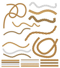 Wall Mural - Vector Rope Brushes - with brush library