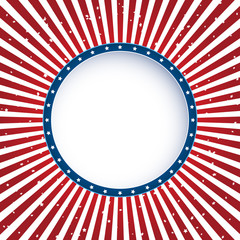 Independence day circle background