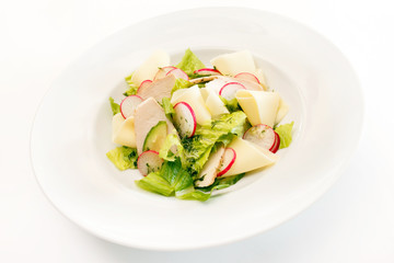 Poster - salad with radish and cheese