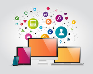 Wall Mural - communication