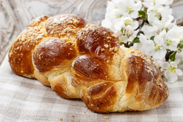 Canvas Print - loaf of sweet bread