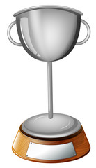 Canvas Print - A gray cup trophy