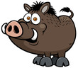 Vector illustration of Wild boar