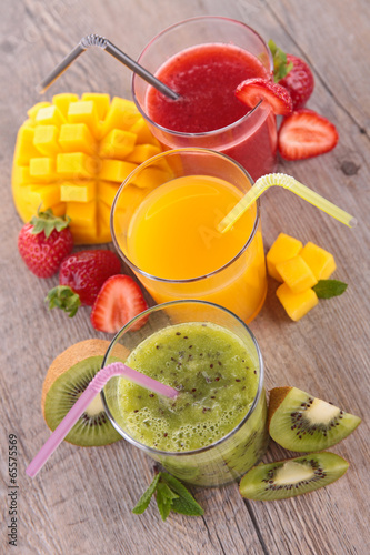 Nowoczesny obraz na płótnie fruit juice