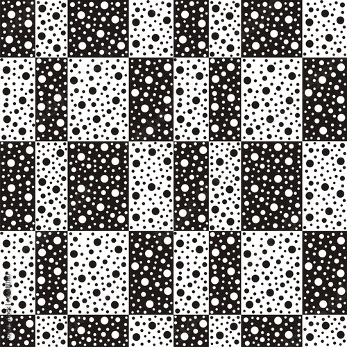 wektorowa-ilustracja-geometryczny-czarno-bialy-wzor