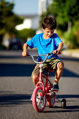 Wall Mural - new bicycle boy