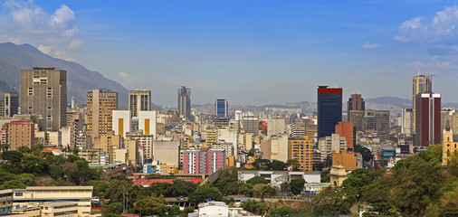 Wall Mural - Skyline of downtown Caracas, capital city of Venezuela