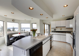 Modern refreshing kitchen interior