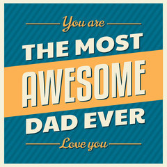 Sticker - Father's Day Greeting Card