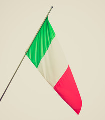 Sticker - Retro look Italian flag