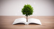 © ra2 studio - Tree growing from an open book