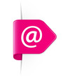 Email - Pinker Sticker Pfeil mit Schatten