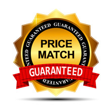 Price Match Guarantee Gold Label Sign Template Vector Illustrati