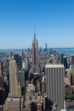 Fototapeta  - Aerial view of Manhattan  in New York - USA