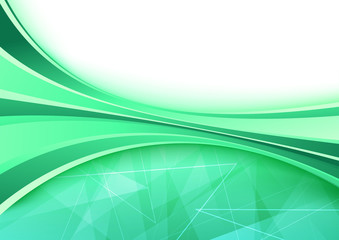Wall Mural - Crystal wave lines background abstraction