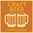 Retro Craft Beer Ale