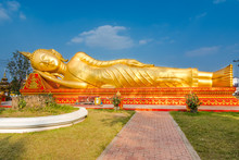 Reclining Buddha In Vientiane, Laos