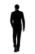 © ChenPG - rear view of business man walk