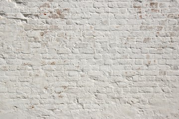 white grunge brick wall background