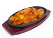 © z10e - Chicken in thai sauce isolated on white background