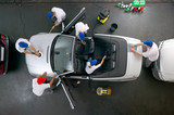 Fototapeta  - Car cleaning at its best