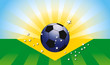 brazil drapeau bresil ballon foot kazy