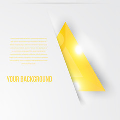 Wall Mural - Vector abstract triangles template. Object web