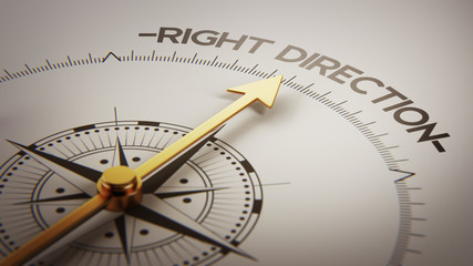 right direction concept
