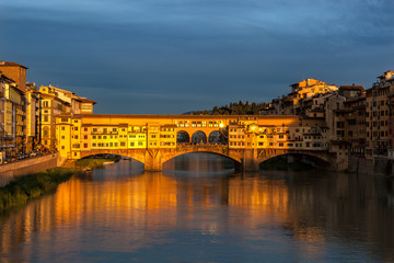Fototapete - Ponte Vecchio Florence Italy