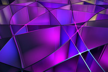 Abstract Purple 3D Background