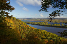 Autumn River Bluff Scenic