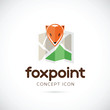 Fox Point Abstract Vector Symbol Icon