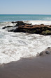 fala Morze Śródziemne Hiszpania plaża skała 