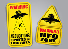 Warning UFO Signs