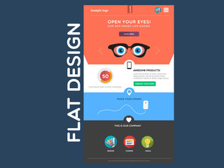 Wall Mural - Web template
