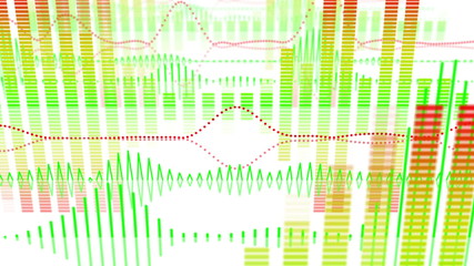 Sticker - equalizer audio waveform loopable background