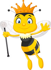 Poster - Queen bee cartoon