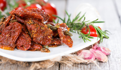 Canvas Print - Portion of dried Tomatoes