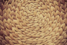 Wicker Woven Pattern For Background Or Texture